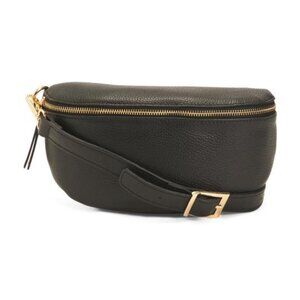 VIOLA CASTELLANI Made In Italy Leather Belt Bag